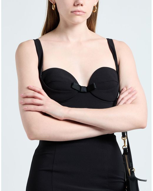 Elisabetta Franchi Black Midi Dress
