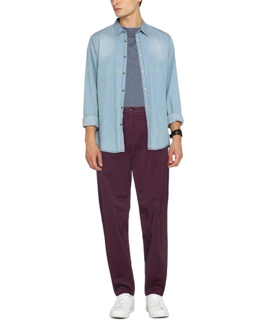 Missoni Purple Pants for men