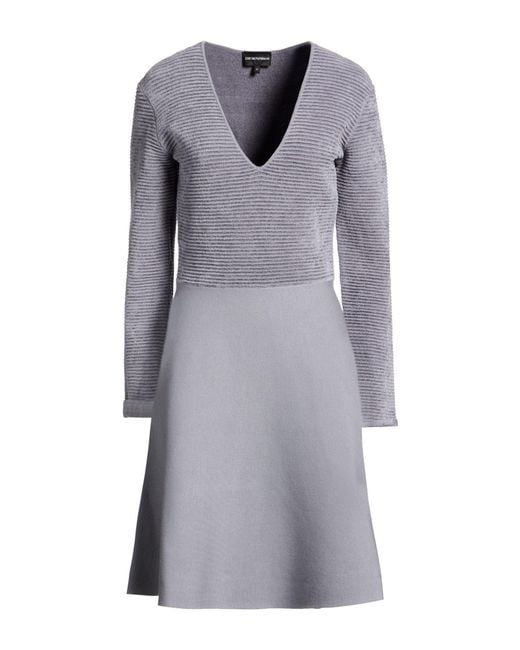 Emporio Armani Gray Midi Dresses