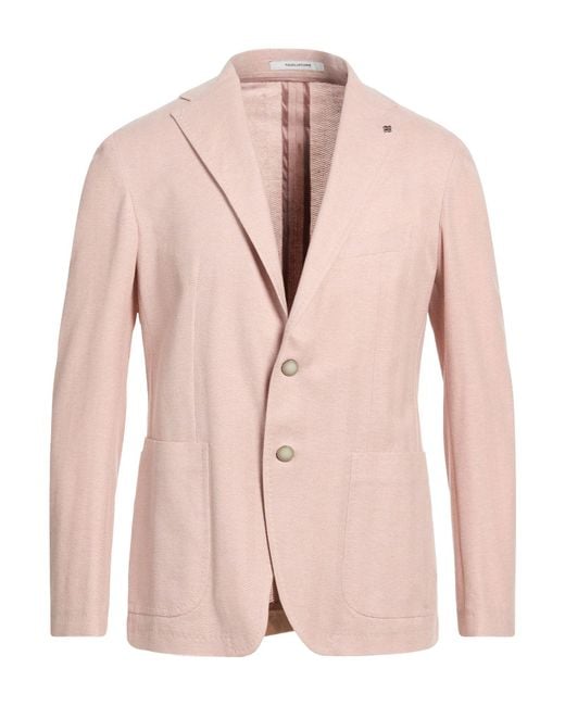 Tagliatore Pink Blazer Cotton for men