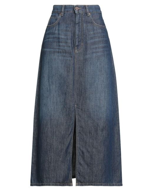 Weekend by Maxmara Blue Denim Skirts