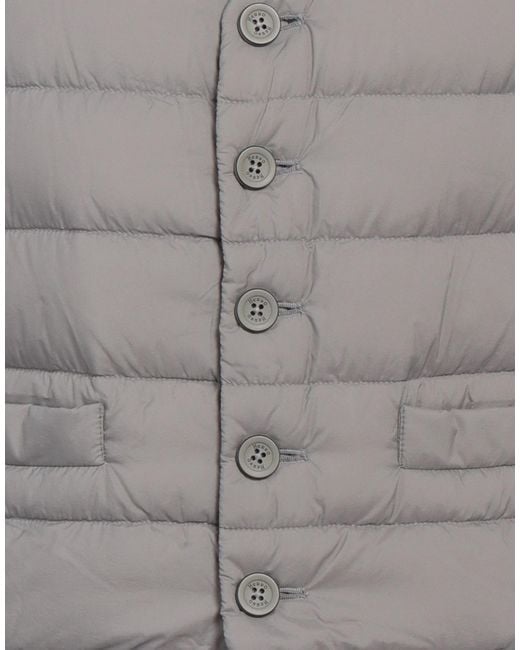 Herno Gray Legend Vest Polyamide, Polyurethane Coated, Polyester for men