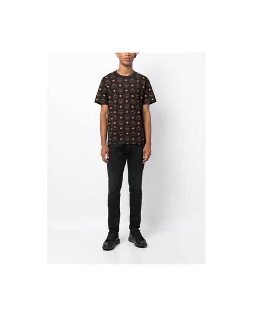 T-shirt MCM pour homme en coloris Black