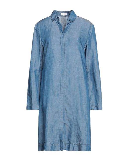 ESCADA Denim Midi Dress in Blue | Lyst