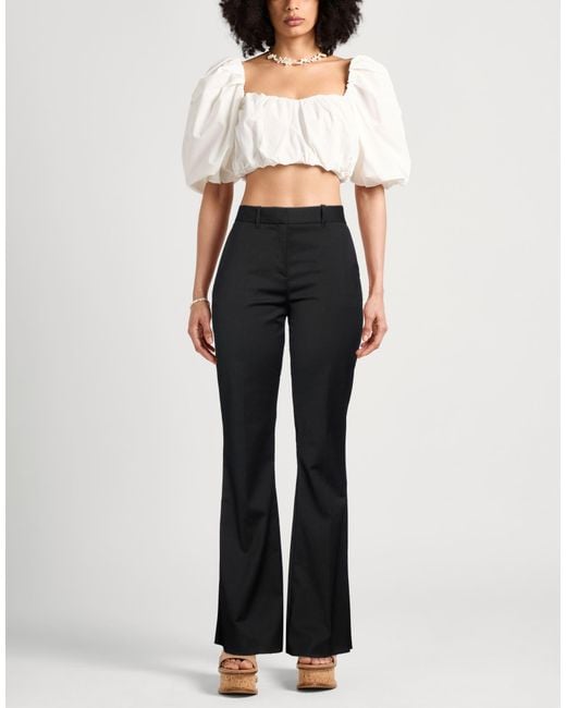 Barbara Bui Black Pants Polyester, Wool, Elastane