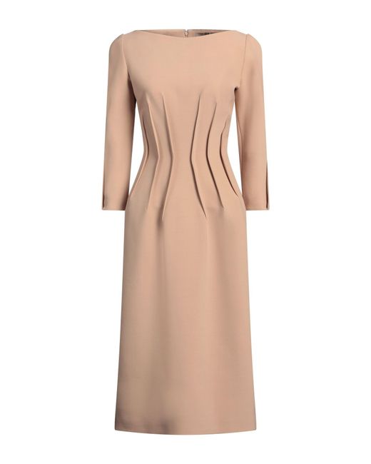 Elie Saab Natural Midi Dress