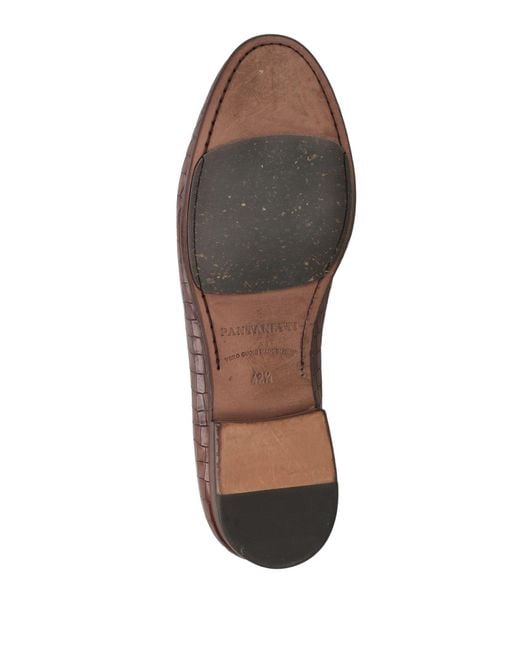 Pantanetti Brown Loafers Leather for men