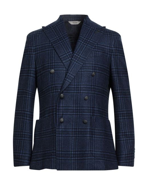 Paoloni Blue Blazers for men