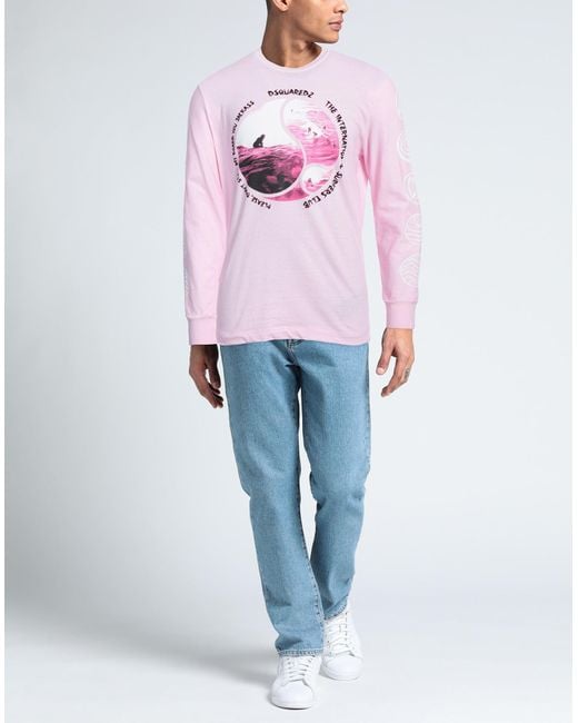 DSquared² Pink T-shirt for men