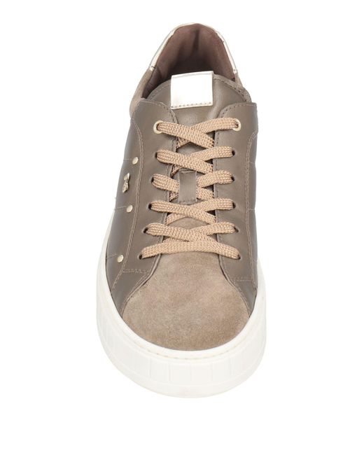 Nero Giardini Natural Khaki Sneakers Leather