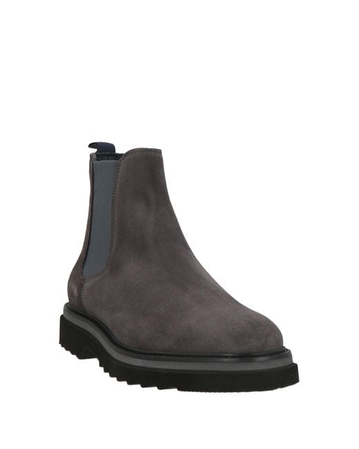 Harmont & Blaine Black Ankle Boots for men