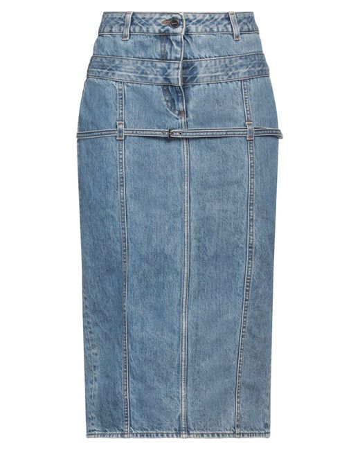 Jacquemus Blue Denim Skirt