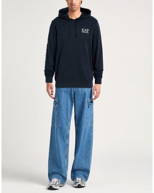 EA7 Blue Sweatshirt for men