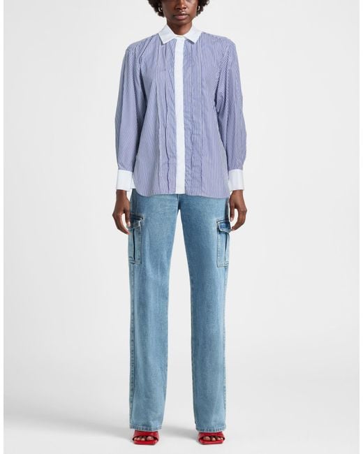 Sandro Blue Shirt Cotton