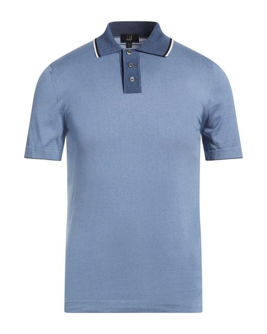 Dunhill Blue Polo Shirts for men