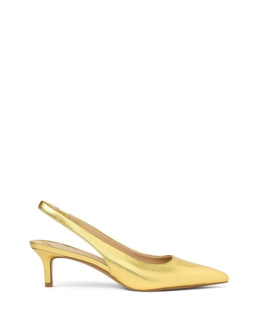 Ralph Lauren Metallic Pumps