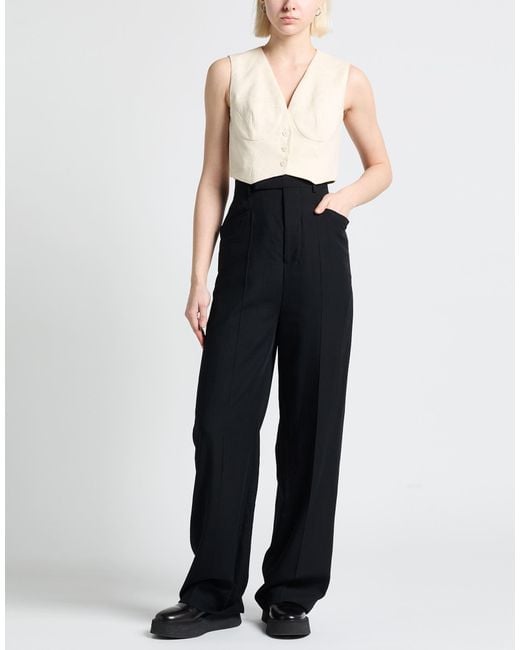 Sandro White Tailored Vests