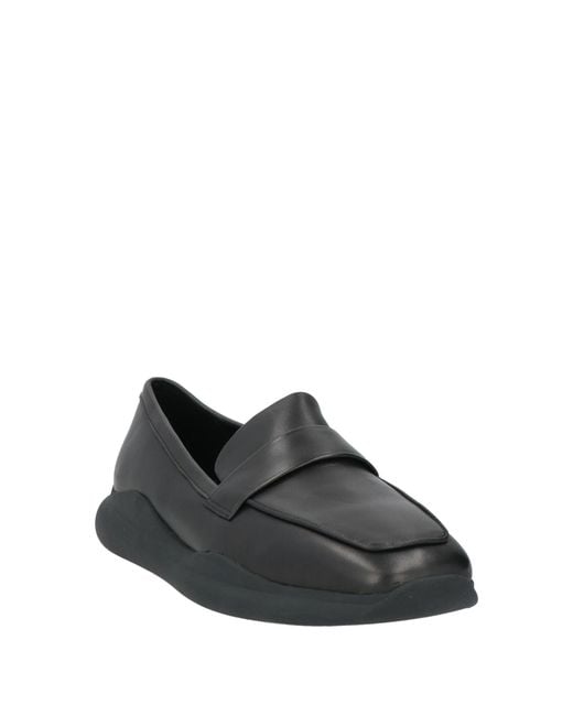 Emanuélle Vee Black Loafers Leather