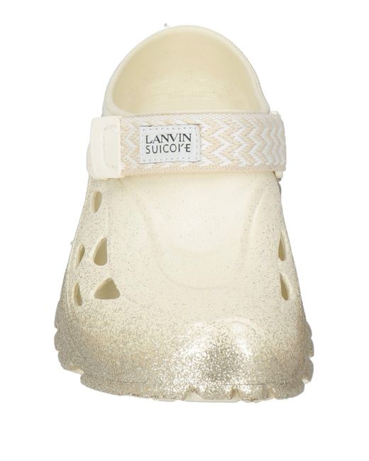 SUICOKE X LANVIN White Mules & Clogs for men