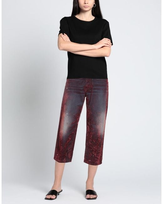 DSquared² Red Denim Trousers