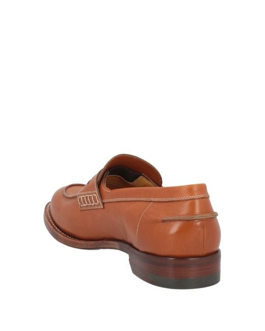 A.Testoni Brown Loafers for men