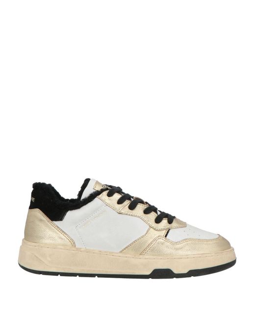 Crime London White Sneakers Leather