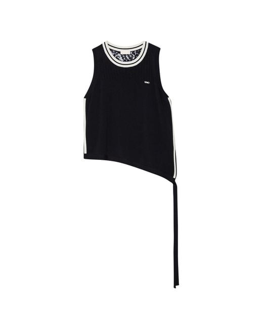 Camiseta de tirantes de Liu Jo de color Negro | Lyst