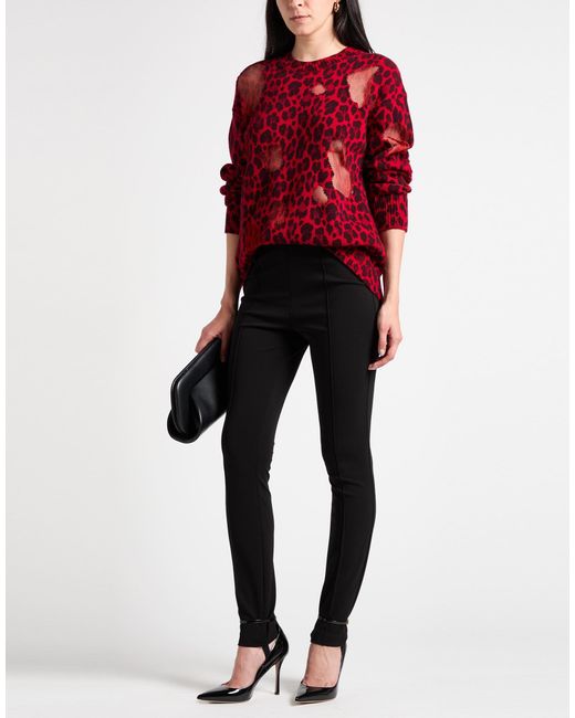 Versace Red Sweater Virgin Wool, Viscose