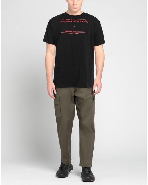 Raf Simons Black T-shirt for men