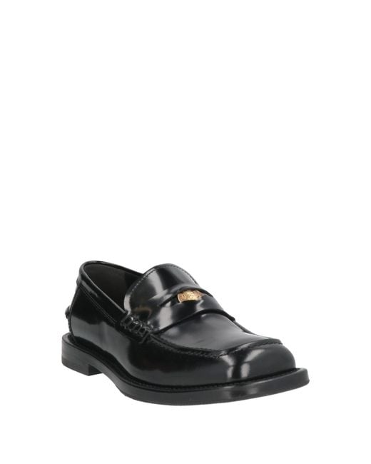 Moschino Black Loafers Leather