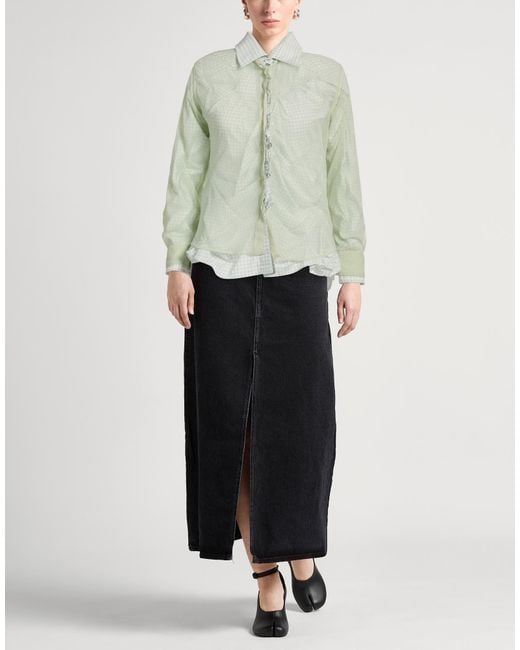 Maison Margiela Green Light Shirt Cotton