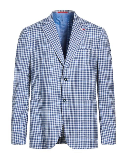 Isaia Blue Blazers for men
