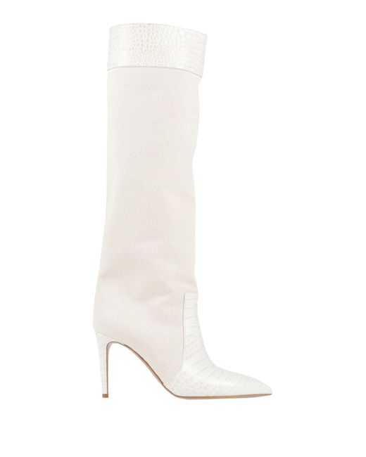 Paris Texas White Stiefel