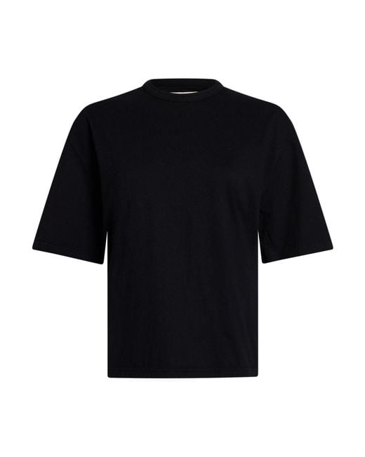 Officine Generale Black T-Shirt Cotton