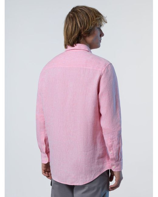 Camisa North Sails de hombre de color Pink