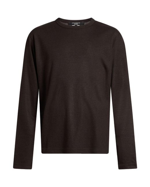 Junya Watanabe Black T-Shirt Wool for men