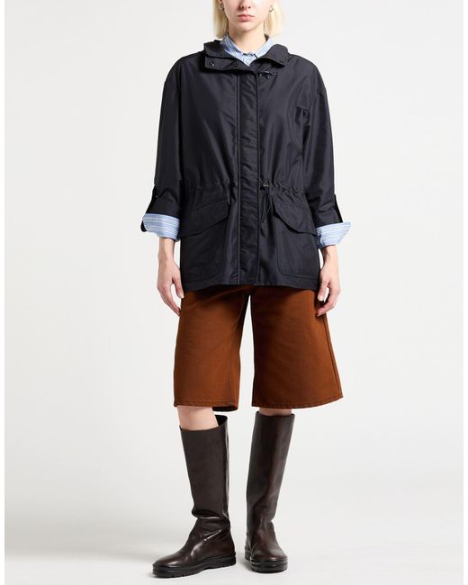 Fay Black Overcoat & Trench Coat
