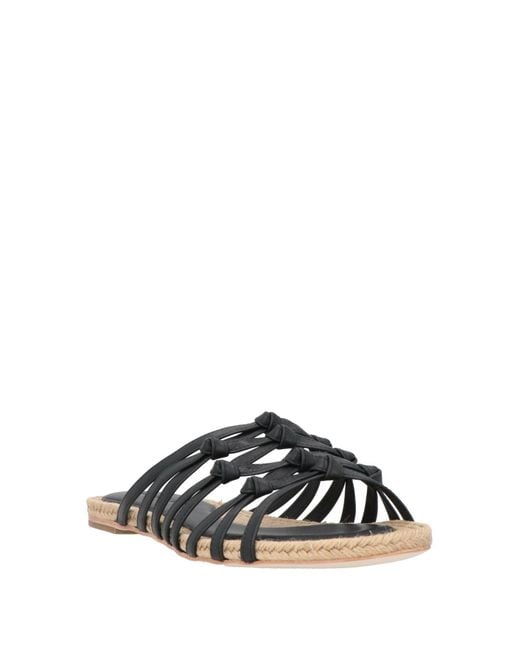 Paloma Barceló Black Espadrilles