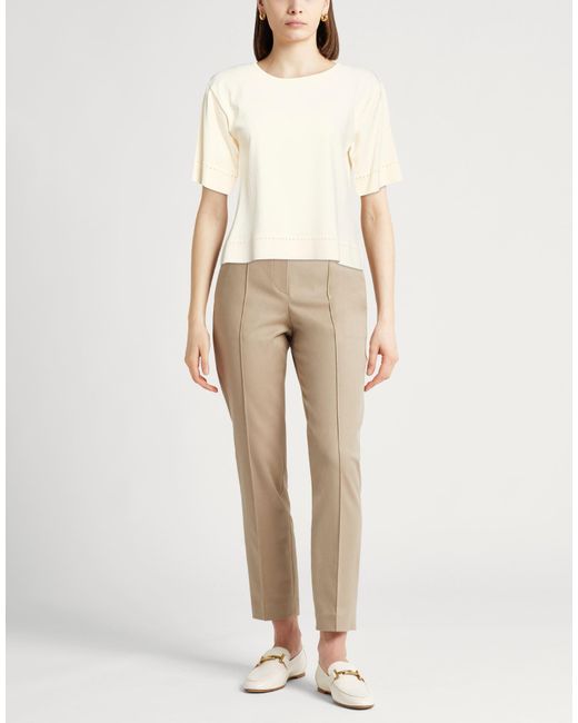 Max Mara Natural Cream Sweater Viscose, Polyamide