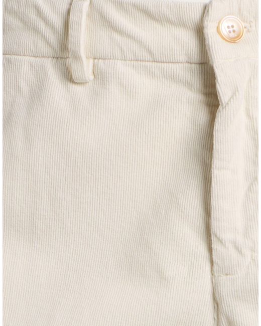 Cruna White Pants Cotton, Elastane for men
