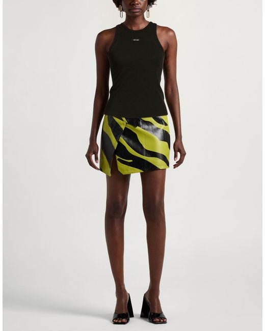ViCOLO Black Tank Top Polyester, Viscose, Elastane