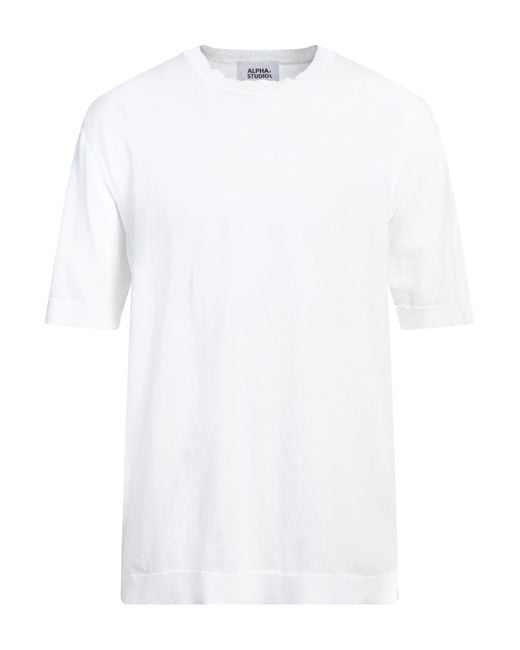 Pullover Alpha Studio de hombre de color White