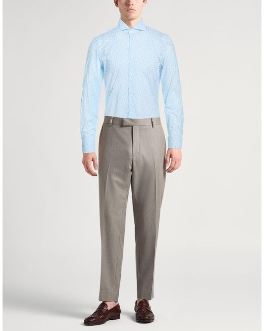 Fedeli Blue Shirt for men