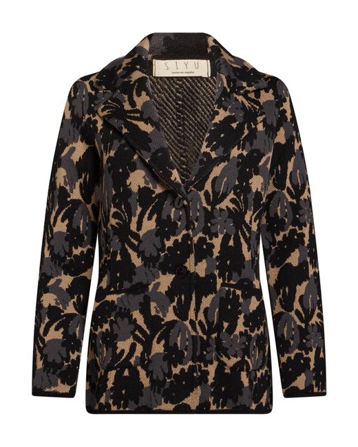 Siyu Black Blazer Merino Wool
