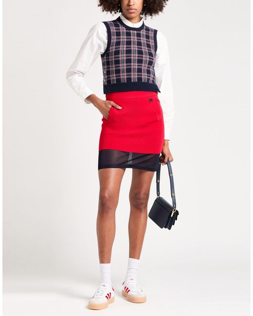 Wales Bonner Red Mini Skirts