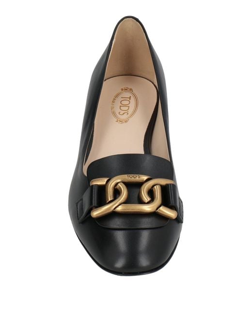 Tod's Black Loafers