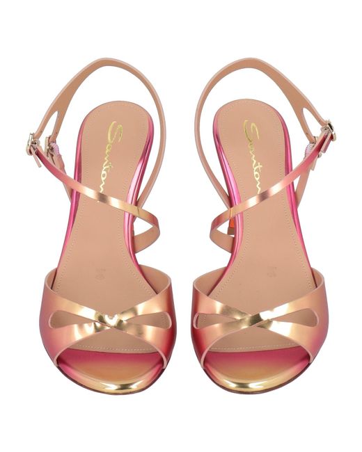Santoni Pink Sandals