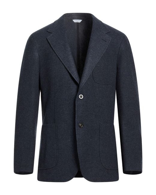 Boglioli Blue Blazer Wool, Cashmere for men