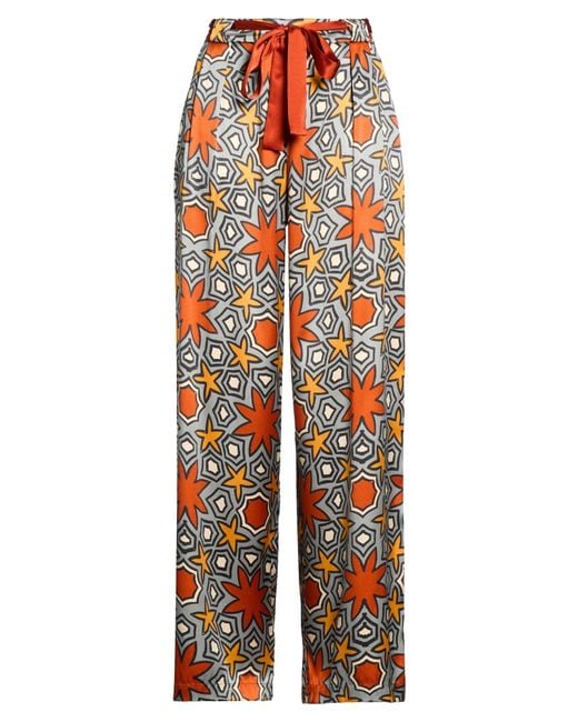 Niu Gray Pants Silk, Elastane