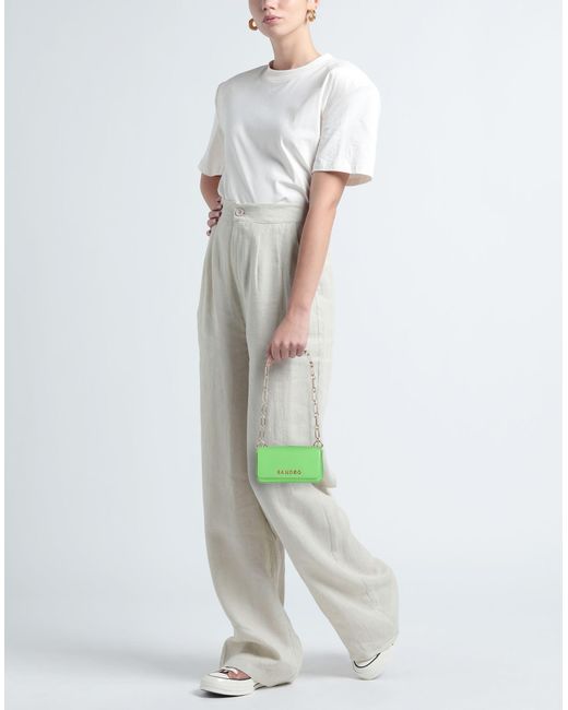 Sandro Handbag Cowhide in Green | Lyst